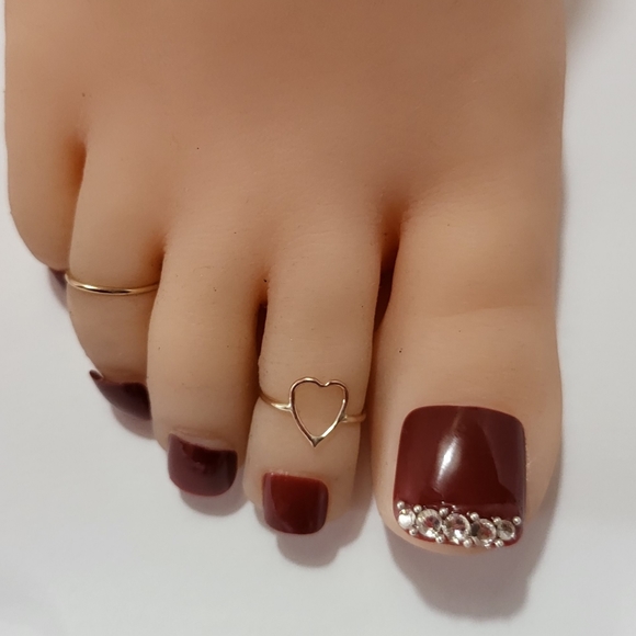 Gold Toe Ring - Picture 3 of 4